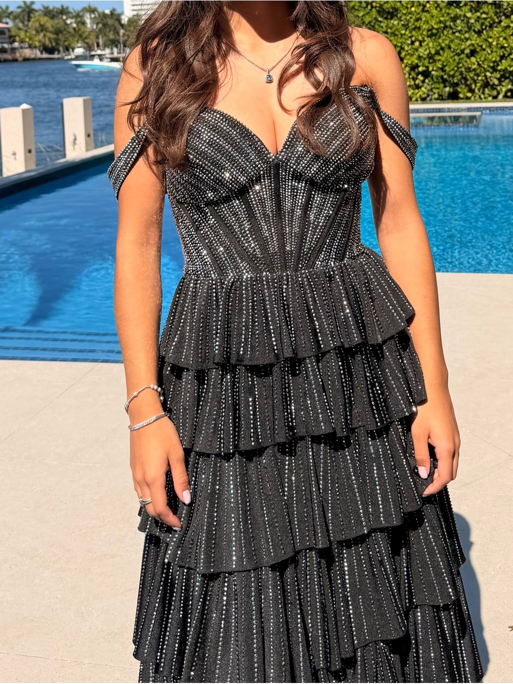 Sherri Hill Black Gown - Picture 4 of 4